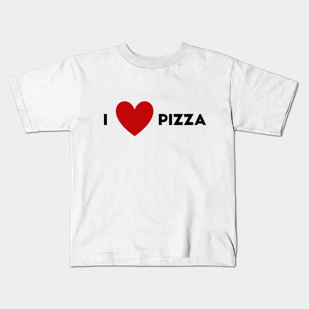 I Heart Pizza Kids T-Shirt by WildSloths
